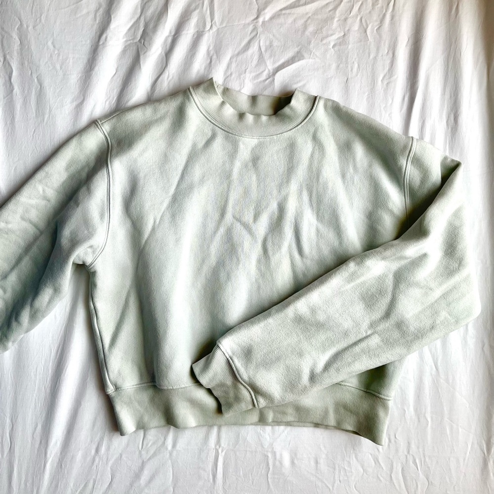 TNA Cozy cropped crew neck (S)